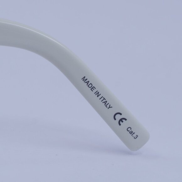 Saint Laurent SL369 KATE 003 Sunglasses Ivory Cat Eye Frame, Grey Lenses - Picture 6 of 11